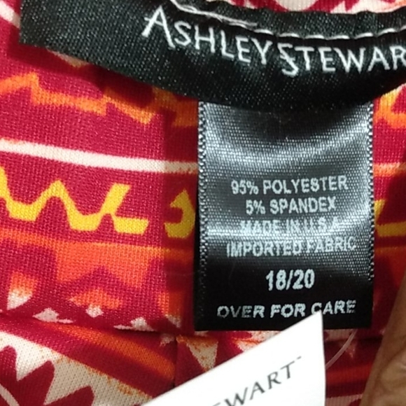 ASHLEY STEWART NWT BOX PLEATED SKIRT SIZE 18/20 - Picture 6 of 9